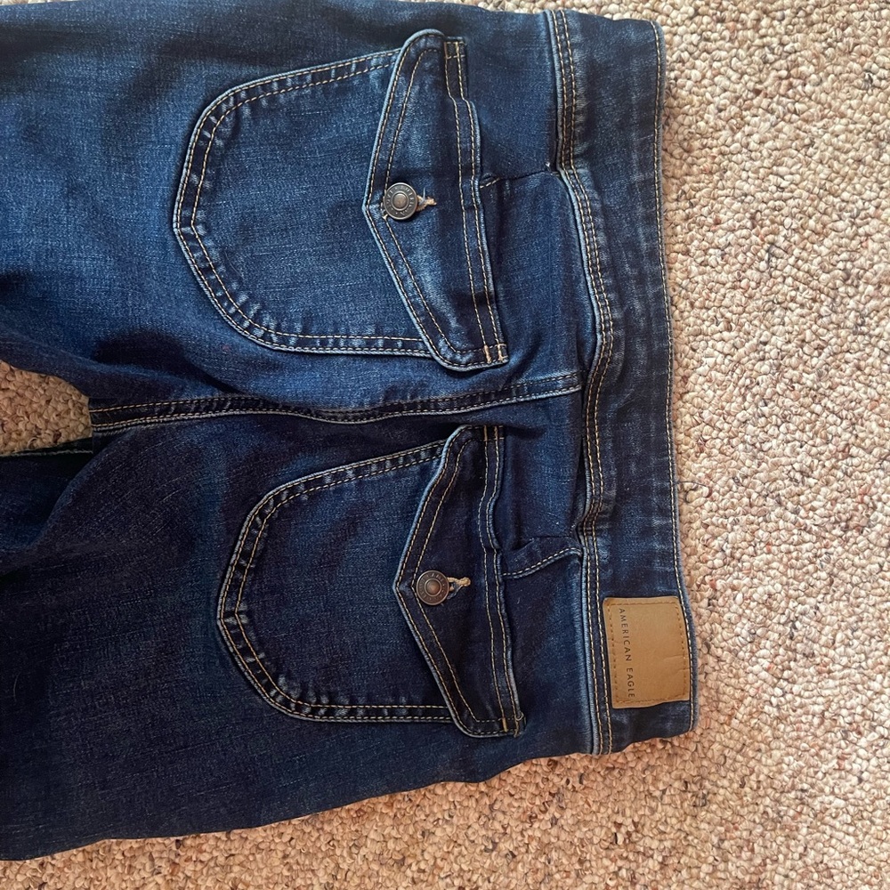 American Eagle Outfitters Next Level Low Rise Kick Bootcut Jeans - Picture 8 of 10